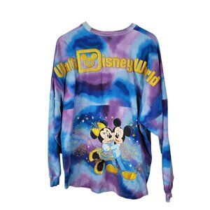 Walt Disney World 50th Anniversary Mickey Minnie Tie Dye Spirit Jersey XL Adult